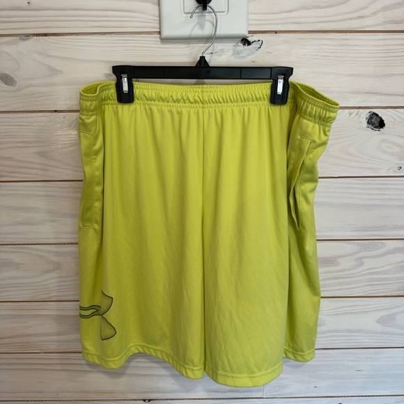 Under Armour Lime Green Sports Shorts - Picture 1 of 7